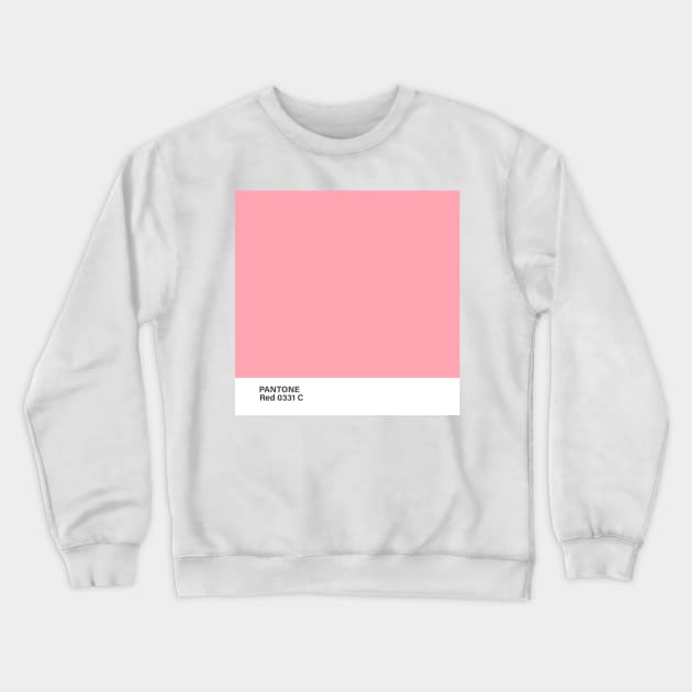 pantone Red 0331 C Crewneck Sweatshirt by princessmi-com